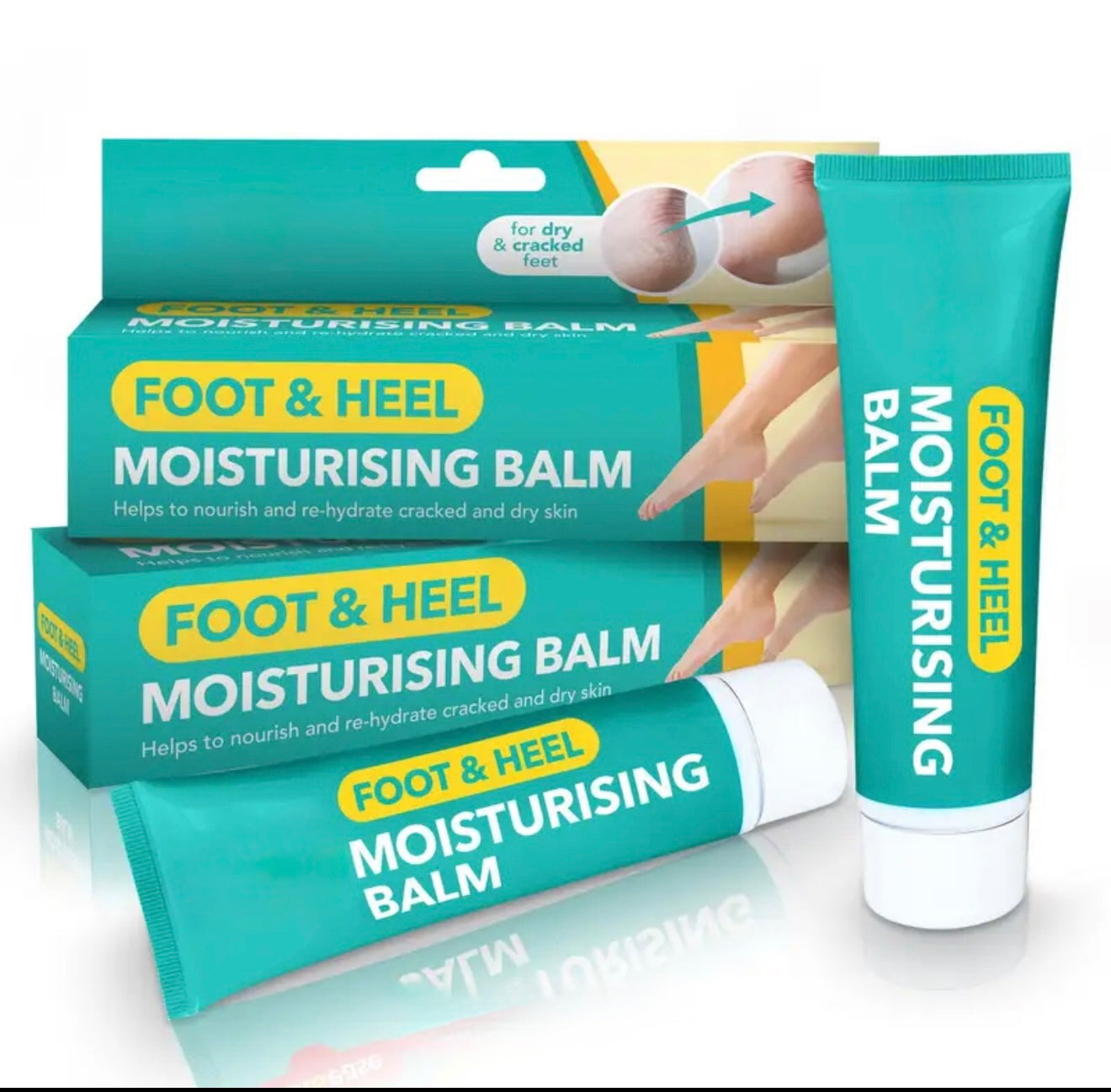 Foot & heel moisturising balm￼